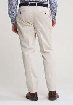 Hot River Woods Katoenen stretch broek sand -