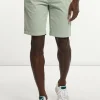 Sale River Woods Katoenen stretch short pistache -