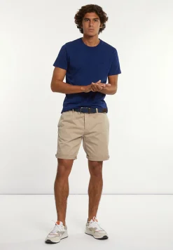 Clearance River Woods Katoenen stretch short sand -