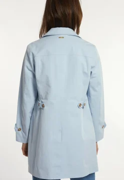Hot River Woods Katoenen trenchcoat blauw -
