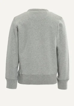 Clearance River Woods Katoenen trui ronde hals pearl grey mix -