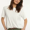 Sale River Woods Katoenen T-shirt ronde hals korte mouwen wit -