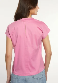 Online River Woods Katoenen V-hals T-shirt roze -