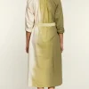 Sale River Woods Khaki tie & dye kleed met strikceintuur -