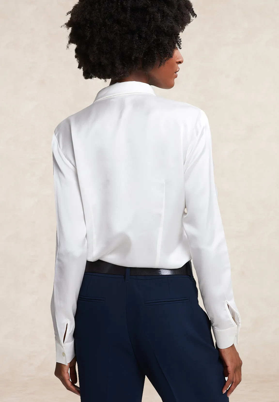 Online River Woods Klassieke blouse écru -