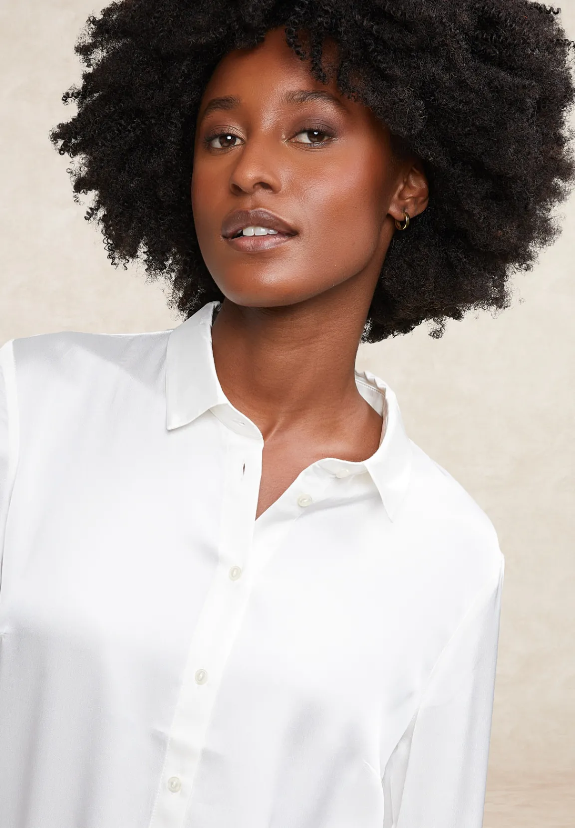 Online River Woods Klassieke blouse écru -