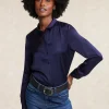 Clearance River Woods Klassieke blouse navy -