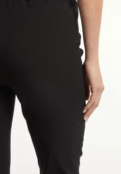 Fashion River Woods Klassieke getailleerde broek elastische taille zwart -