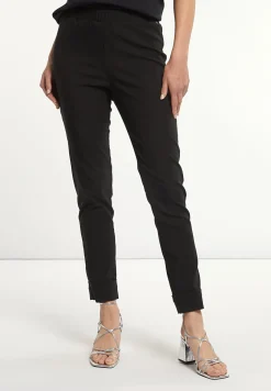Fashion River Woods Klassieke getailleerde broek elastische taille zwart -