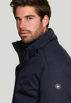 Clearance River Woods Klassieke jas 2 zakken oxy navy -