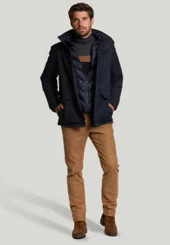 Clearance River Woods Klassieke jas 2 zakken oxy navy -