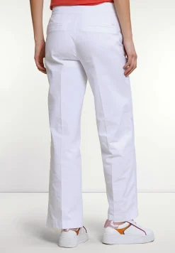 Discount River Woods Klassieke lange stretch broek wit -