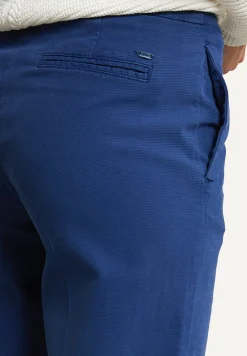 Fashion River Woods Klassieke lange stretch broek blauw -