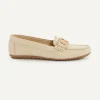 Online River Woods Klassieke lederen loafers beige -