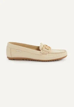 Online River Woods Klassieke lederen loafers beige -
