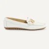 Discount River Woods Klassieke lederen loafers wit -