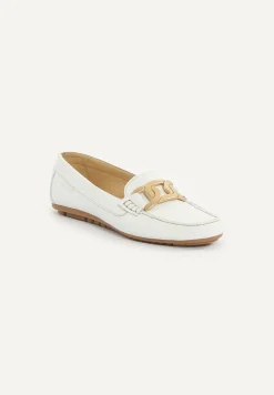 Discount River Woods Klassieke lederen loafers wit -