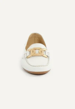 Discount River Woods Klassieke lederen loafers wit -