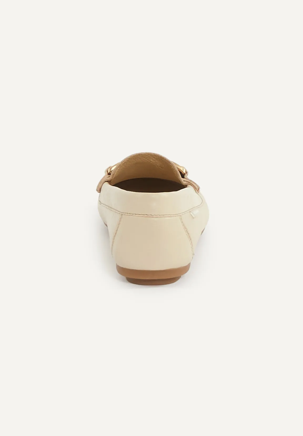 Online River Woods Klassieke lederen loafers beige -