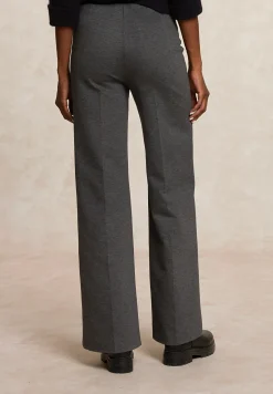 Online River Woods Klassieke wijde broek elastische taille grijs -