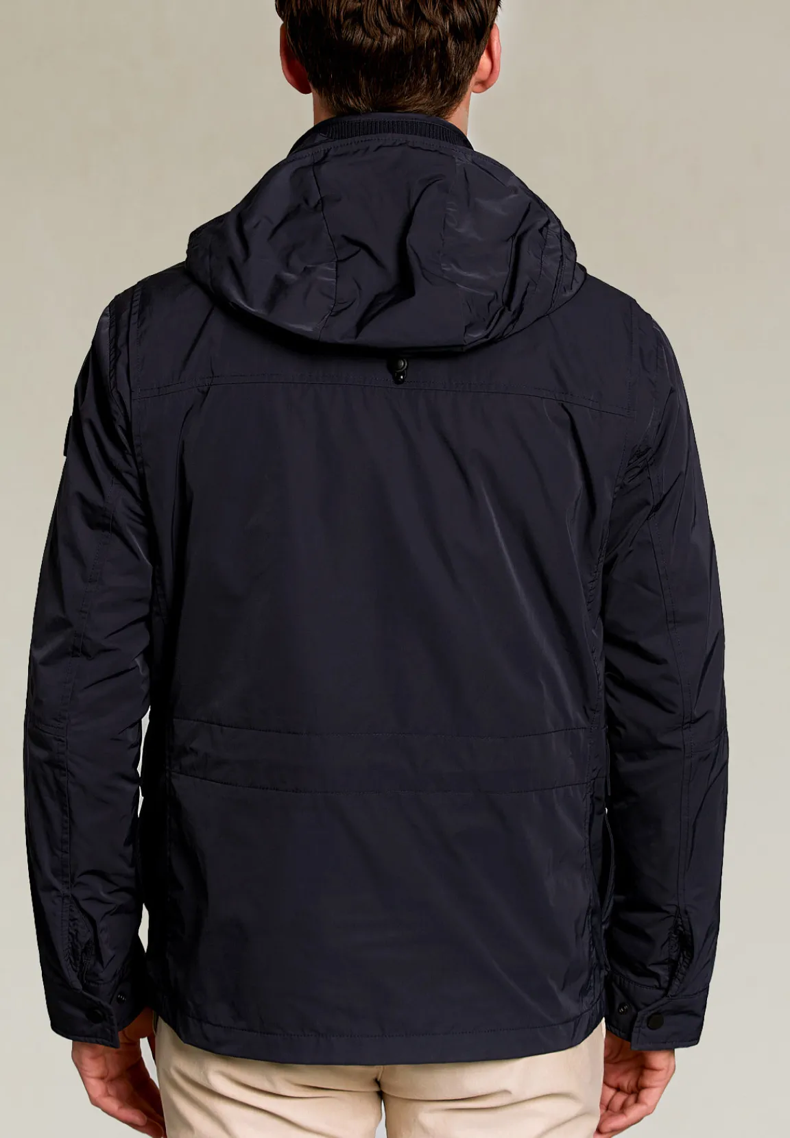 New River Woods Korte jas opgestikte zakken navy -