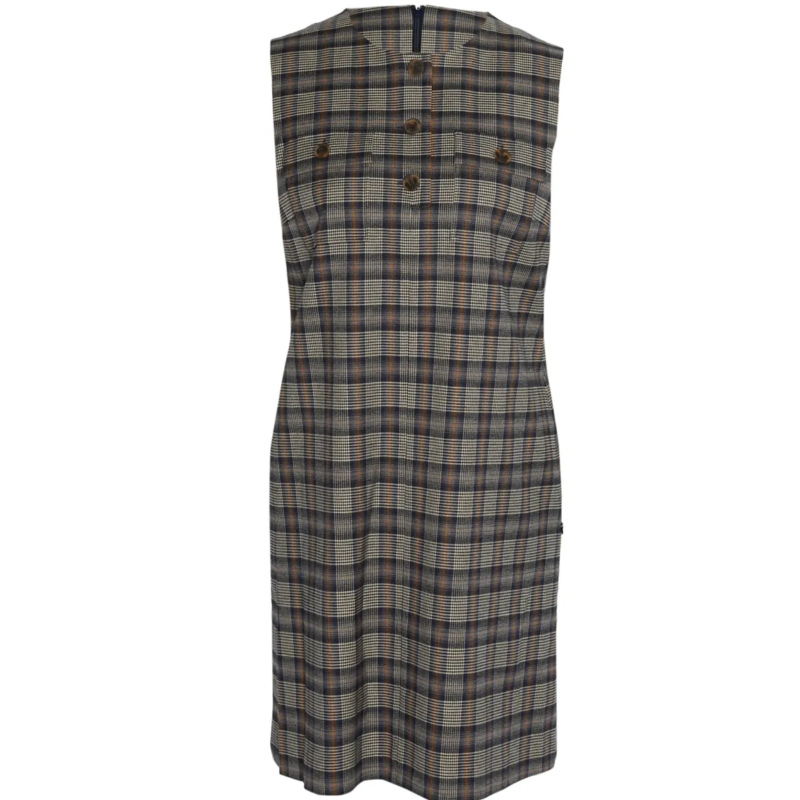 Outlet River Woods Korte mouwloze jurk in multi -