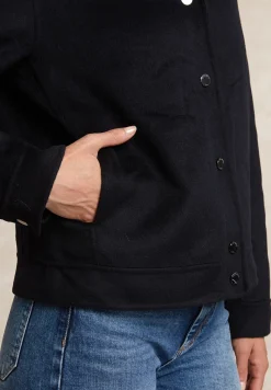 Hot River Woods Korte wollen bomberjack navy -