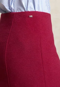 Sale River Woods Korte wollen rok magenta -