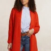 Outlet River Woods Lange cardigan lange mouwen oranje -