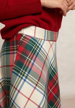 Outlet River Woods Lange geruite rok multi -