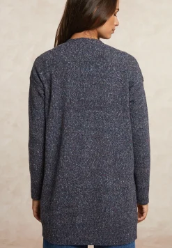 Online River Woods Lange gestipte V-hals cardigan blauw -