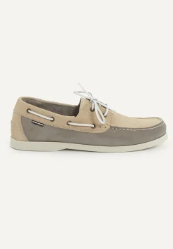 Online River Woods Lederen bootschoenen met veters beige -