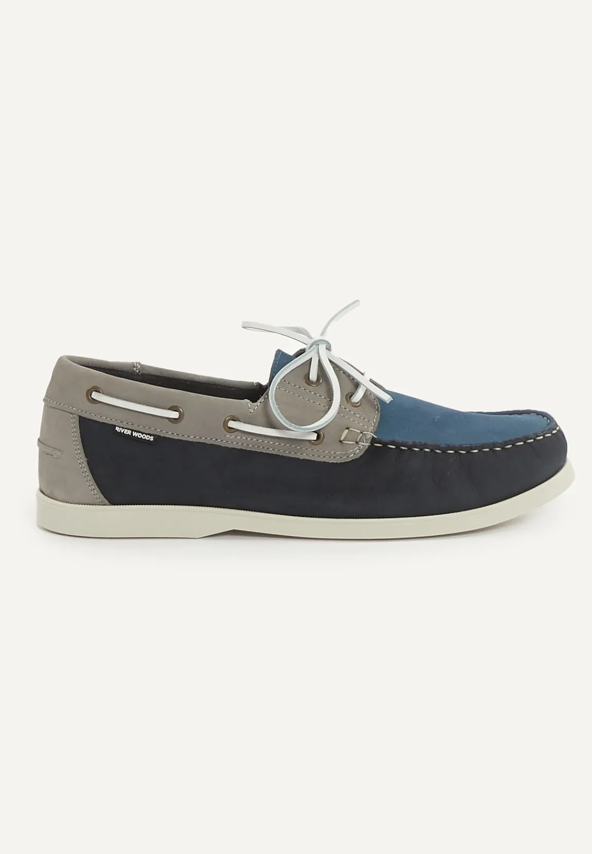 Outlet River Woods Lederen bootschoenen met veters multi -