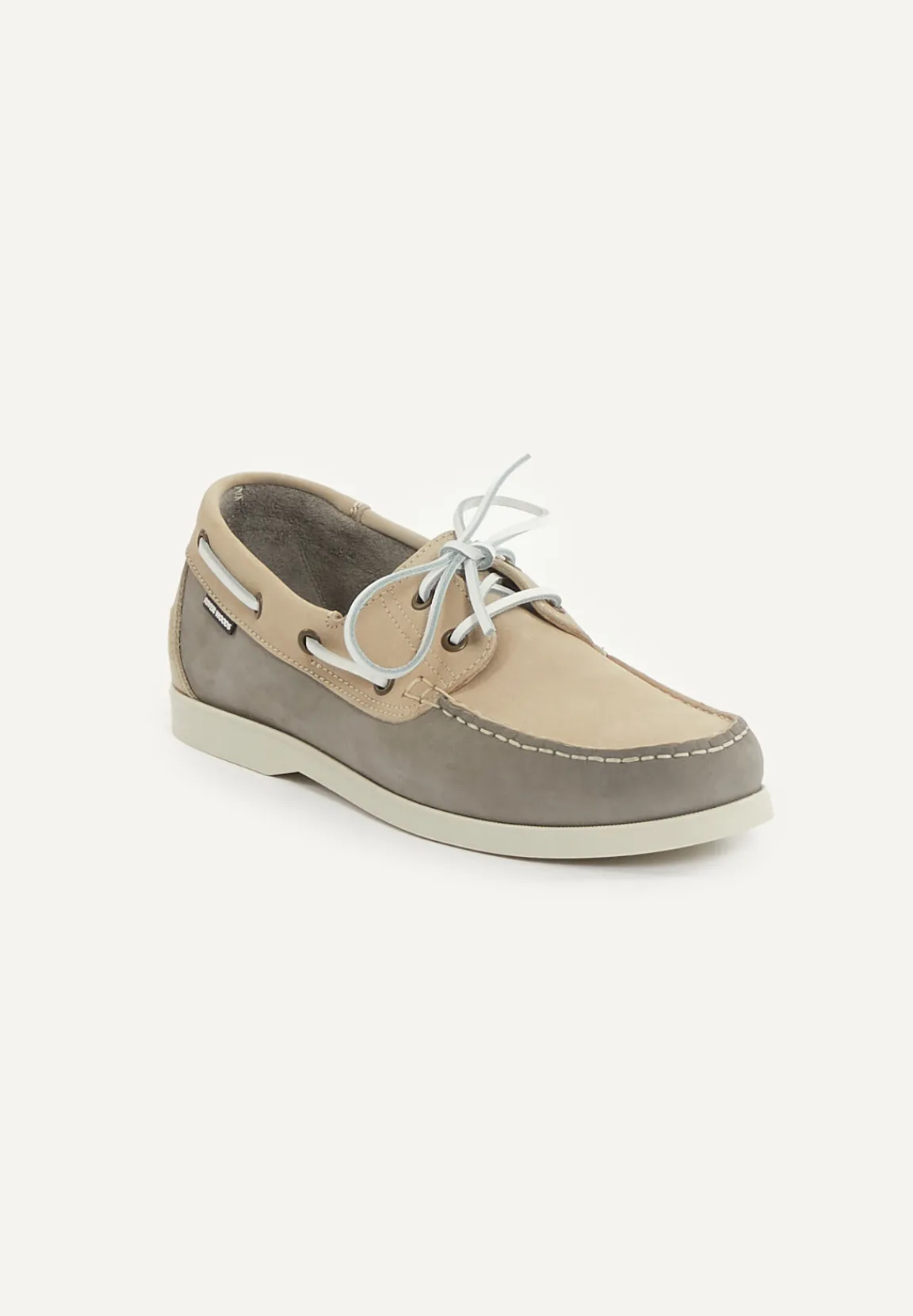 Online River Woods Lederen bootschoenen met veters beige -