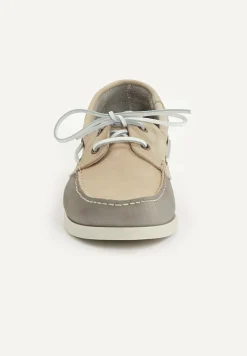 Online River Woods Lederen bootschoenen met veters beige -