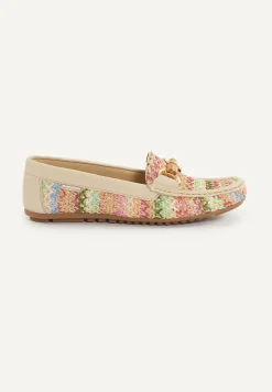 Sale River Woods Lederen gevlochten loafers multi -