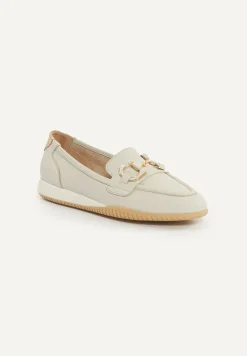 New River Woods Lederen loafers beige -