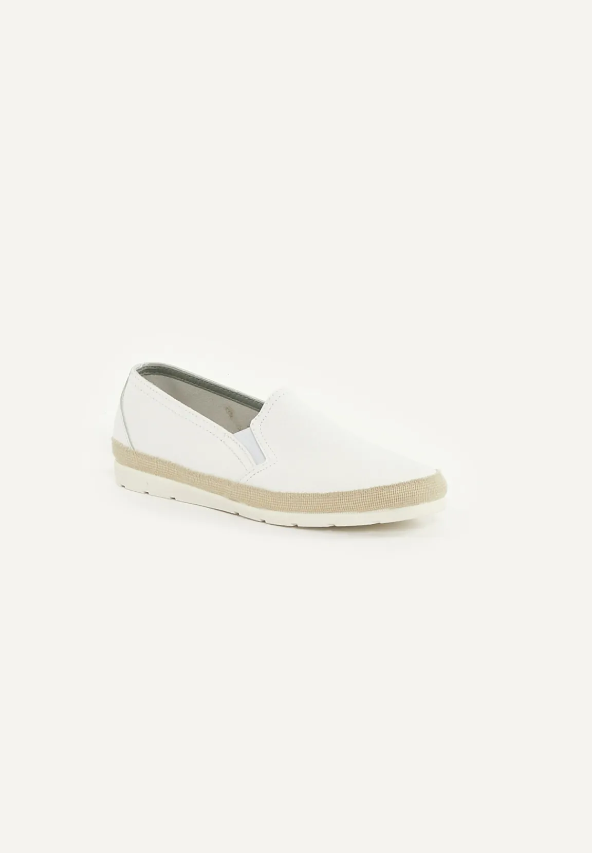 Hot River Woods Lederen loafers wit -