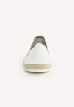 Hot River Woods Lederen loafers wit -