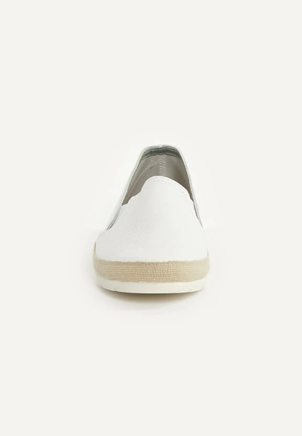 Hot River Woods Lederen loafers wit -