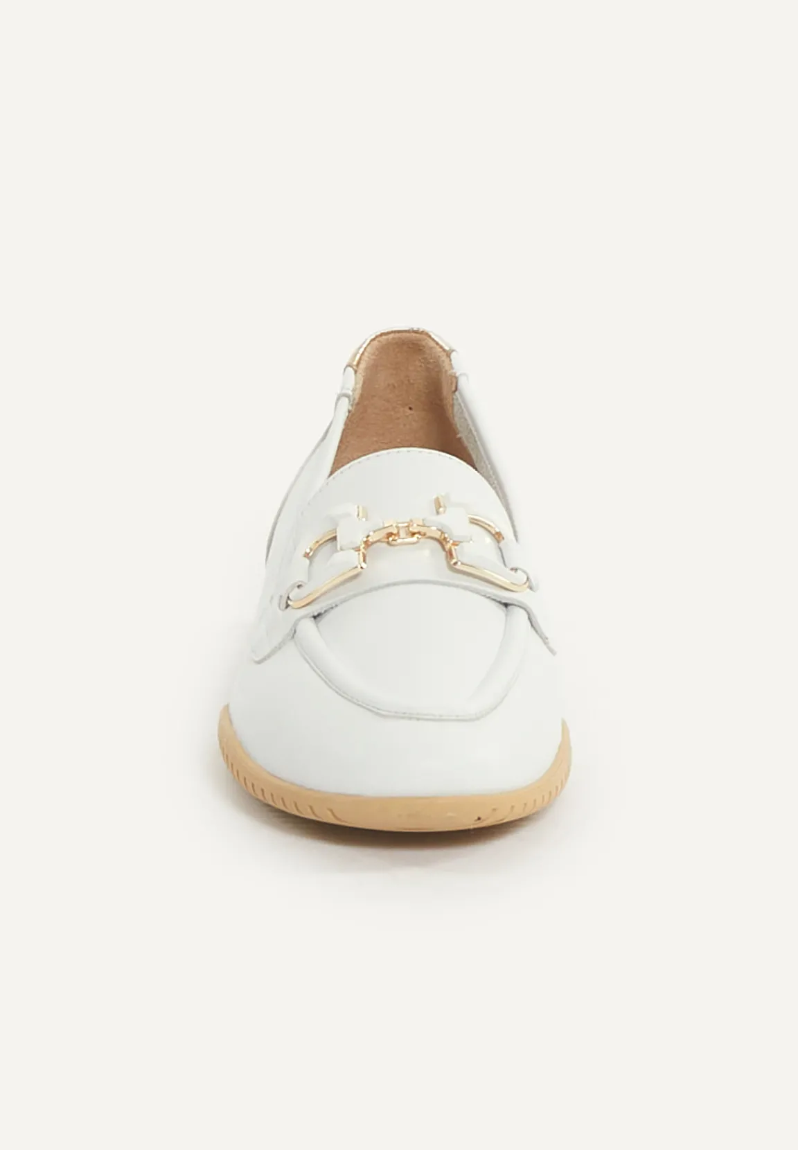 Discount River Woods Lederen loafers wit -