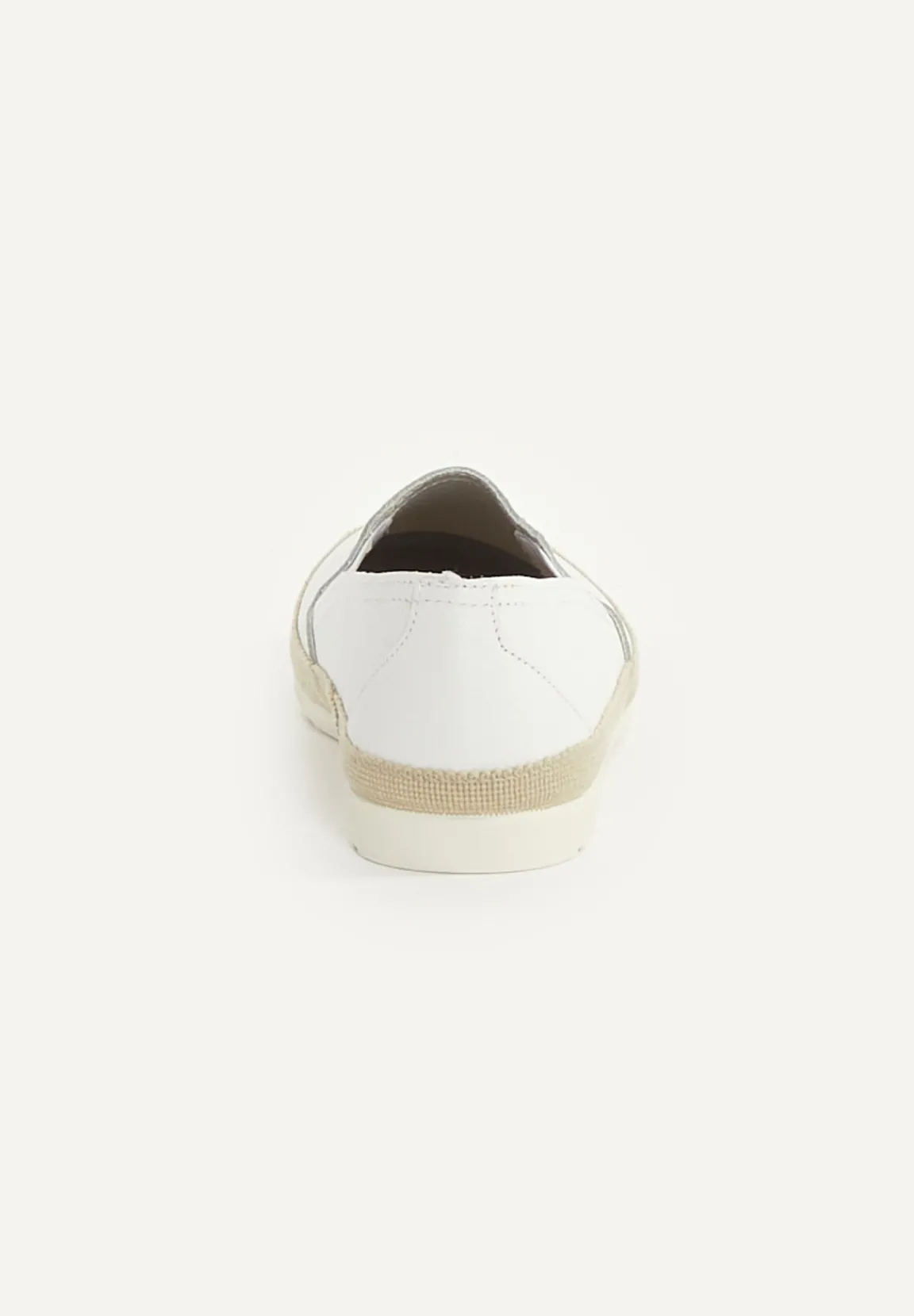 Hot River Woods Lederen loafers wit -
