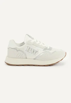 Outlet River Woods Lederen sneakers met veters wit -
