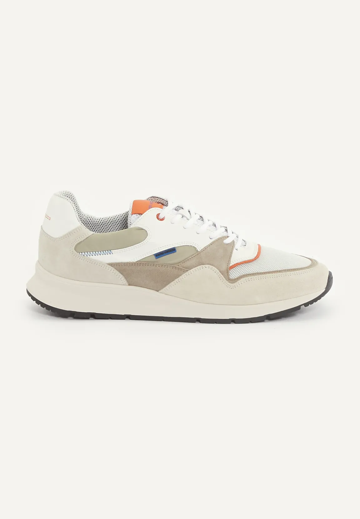 Sale River Woods Lederen sneakers met veters beige -