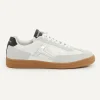Discount River Woods Lederen sneakers met veters écru -