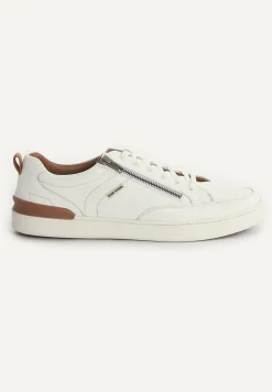 Online River Woods Lederen sneakers met veters wit -
