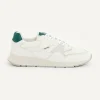 Online River Woods Lederen sneakers met veters wit -