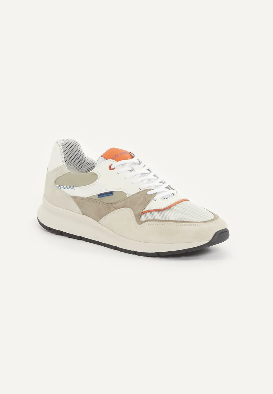 Sale River Woods Lederen sneakers met veters beige -