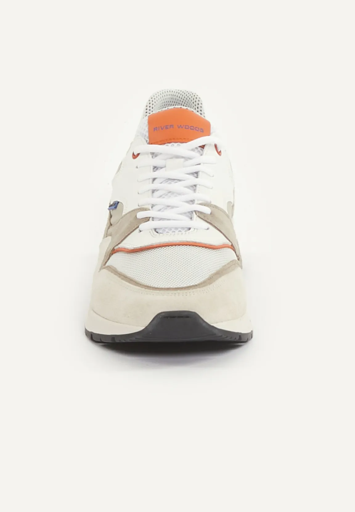Sale River Woods Lederen sneakers met veters beige -