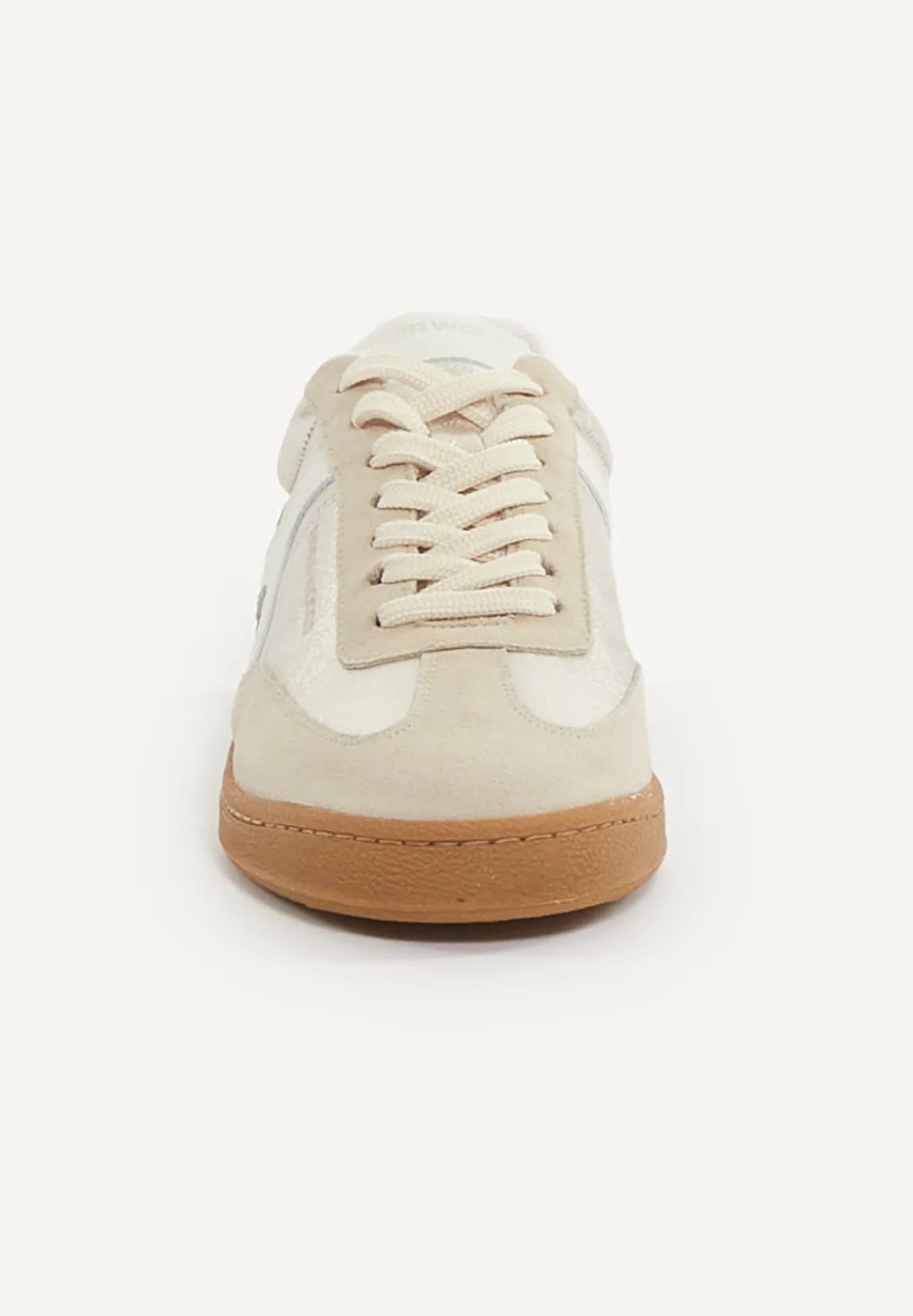 Online River Woods Lederen sneakers met veters beige -